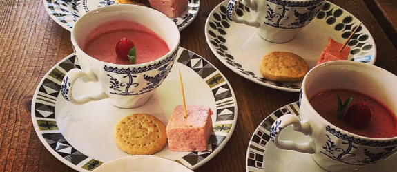 raspberry posset