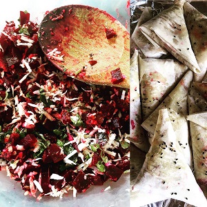 Bettroot Samosas
