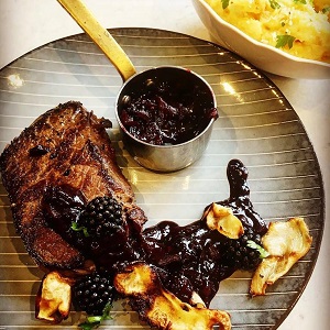 Venison, Blackberry and Bay